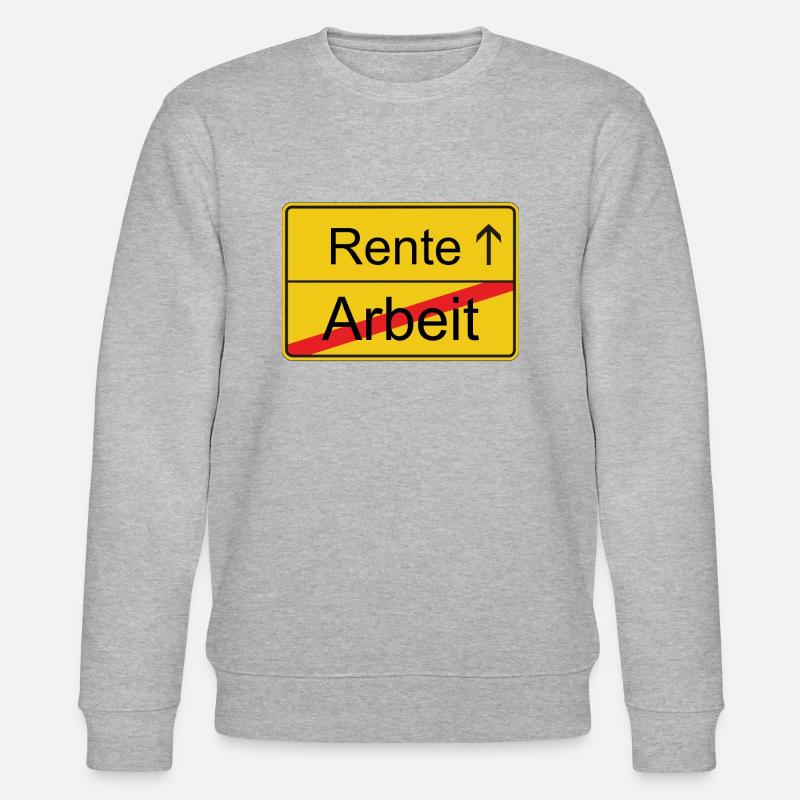 endlich RENTE - Stanley/Stella Unisex Bio-Sweatshirt CHANGER  - Grau meliert