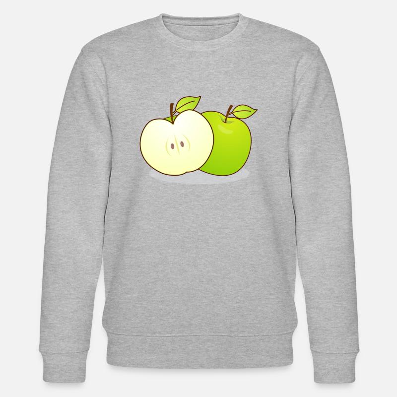 Äpfel - Stanley/Stella Unisex Bio-Sweatshirt CHANGER  - Grau meliert