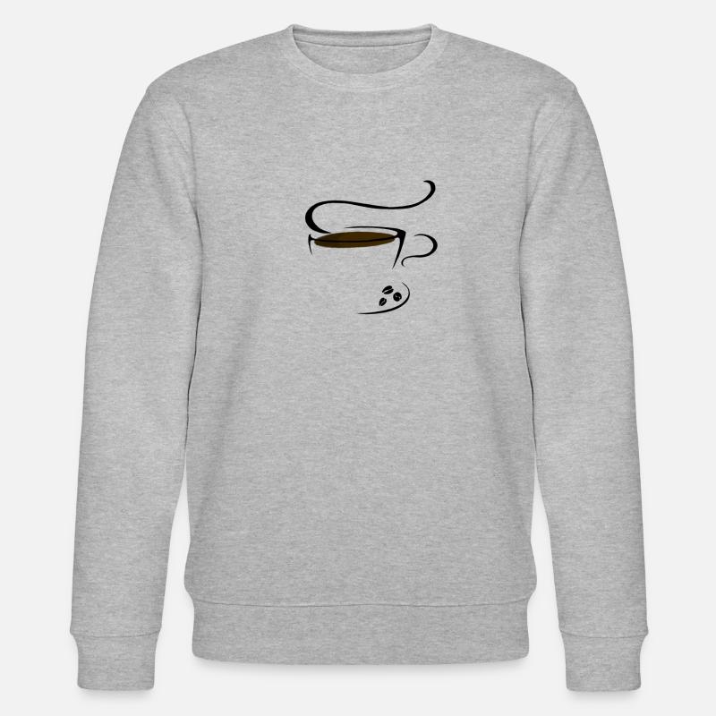 Le temps du café ! - Sweat bio CHANGER Stanley/Stella Unisexe - gris chiné