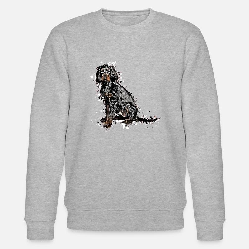 Gordon Setter - Sweat bio CHANGER Stanley/Stella Unisexe - gris chiné