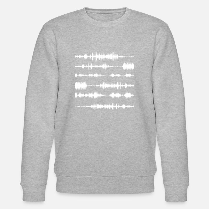 Musique bitrates - Sweat bio CHANGER Stanley/Stella Unisexe - gris chiné