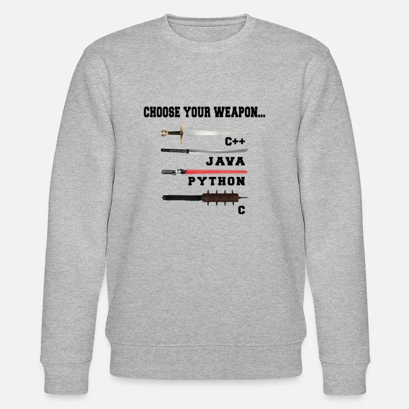 Wähle deine Waffe - Stanley/Stella Unisex Bio-Sweatshirt CHANGER - Grau meliert