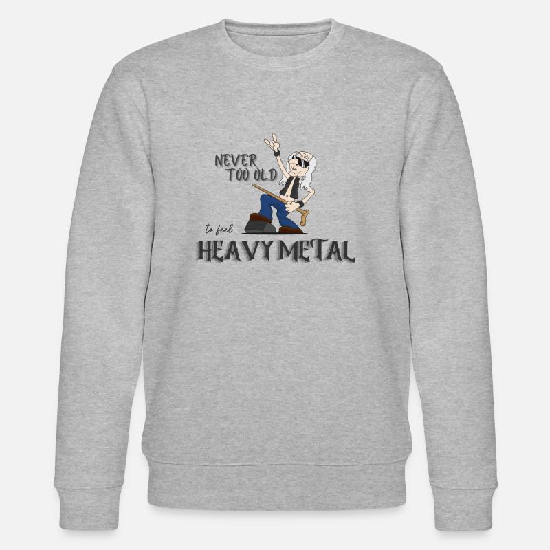 Metal Oldie - Stanley/Stella Unisex Bio-Sweatshirt CHANGER  - Grau meliert