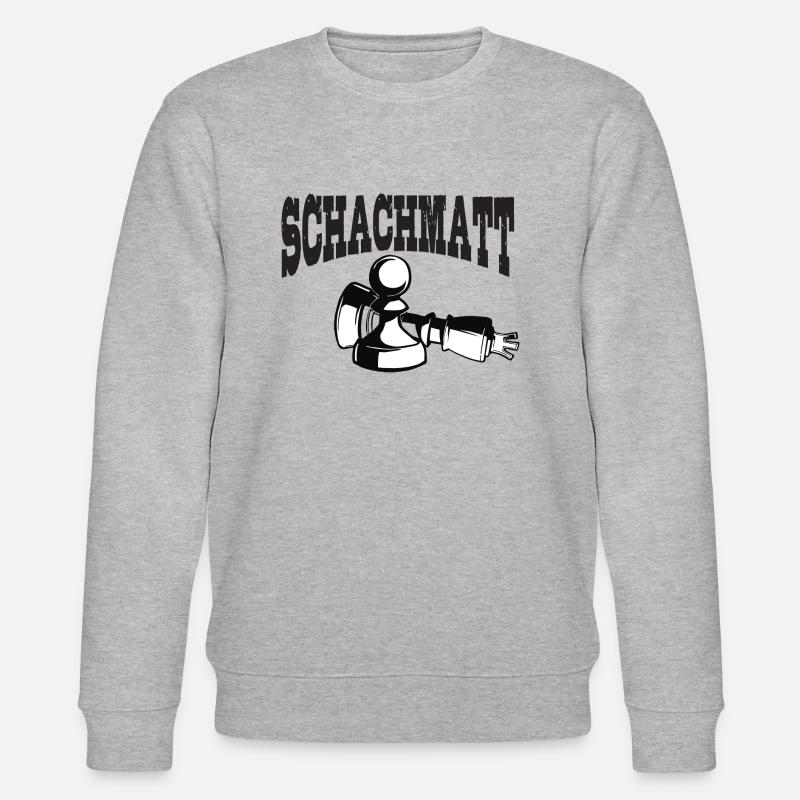 Schach und Schachmatt - Stanley/Stella Unisex Bio-Sweatshirt CHANGER - Grau meliert