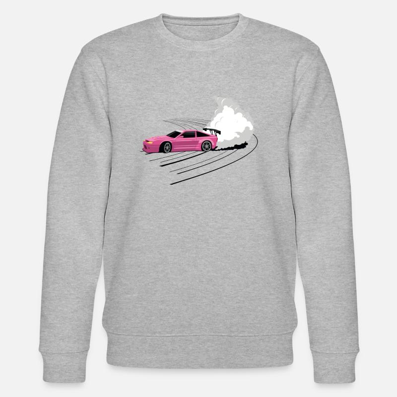 Auto Drift Tuning Racing - Stanley/Stella Unisex Bio-Sweatshirt CHANGER  - Grau meliert