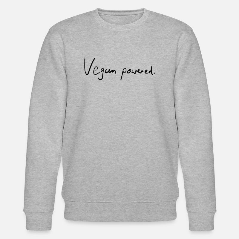 Végétalien alimenté. - Sweat bio CHANGER Stanley/Stella Unisexe - gris chiné