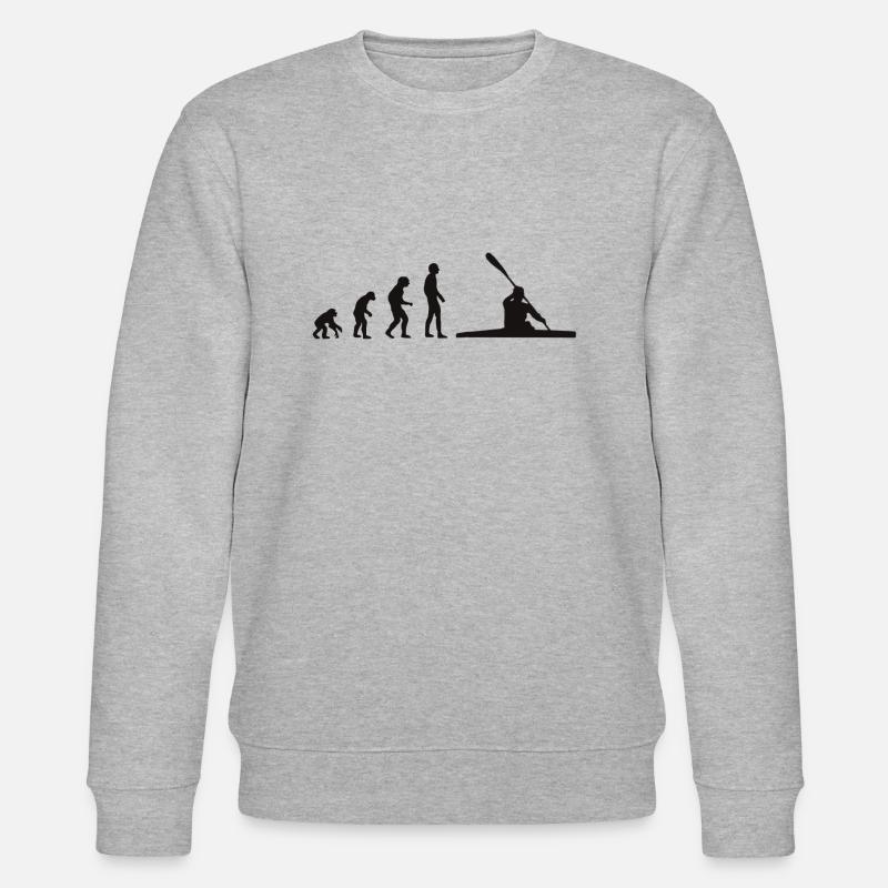 Canoë Evolution noir - Sweat bio CHANGER Stanley/Stella Unisexe - gris chiné