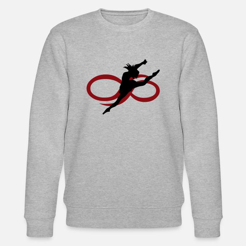 Dancing Dance Music - Stanley/Stella Unisex Bio-Sweatshirt CHANGER  - Grau meliert