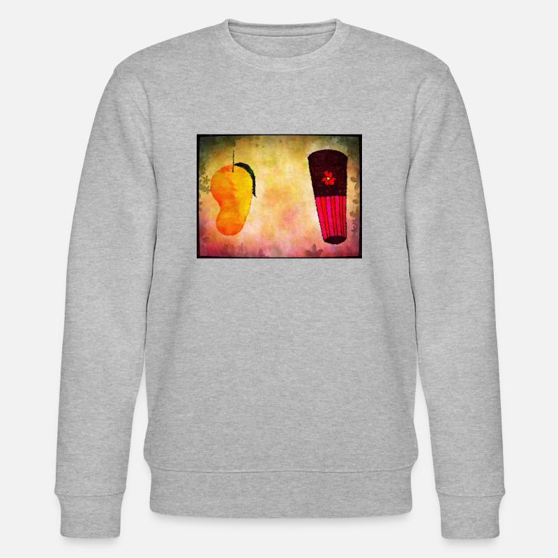 Mango Elegance - Stanley/Stella CHANGER Unisex Organic Sweatshirt - heather grey