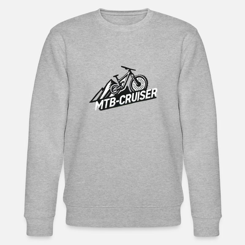 Logo MTB Cruiser - Stanley/Stella Unisex Bio-Sweatshirt CHANGER  - Grau meliert
