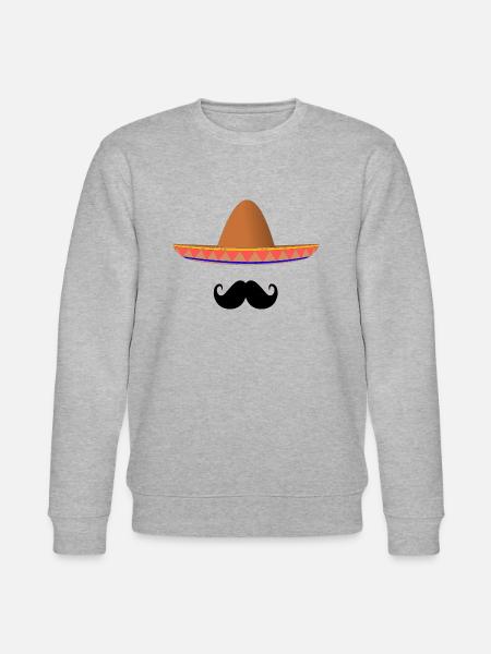 Mexican sombrero - Stanley/Stella CHANGER Unisex Organic Sweatshirt - heather grey