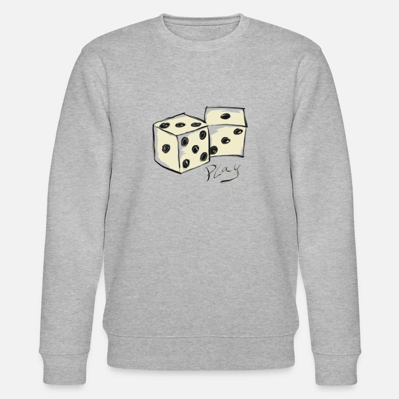 Würfel - Stanley/Stella Unisex Bio-Sweatshirt CHANGER  - Grau meliert