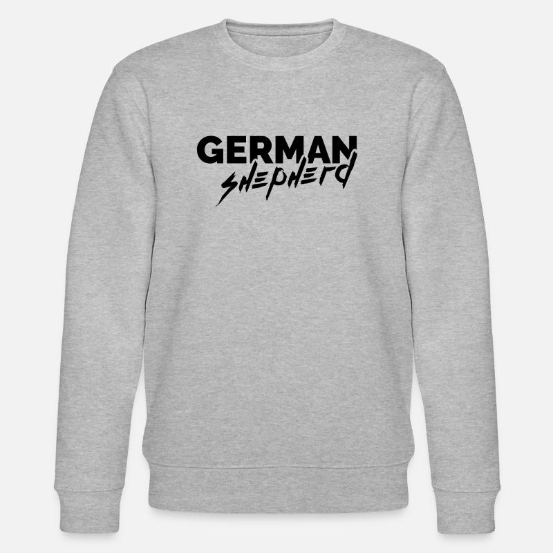 deutscher schäferhund - german shepherd - Stanley/Stella CHANGER Unisex Organic Sweatshirt - heather grey