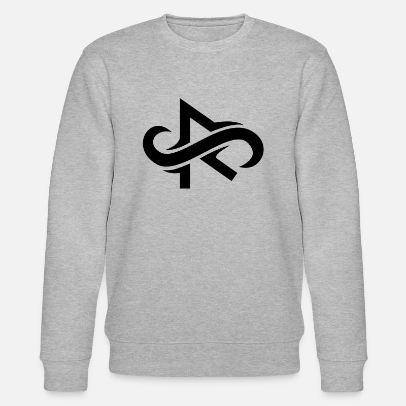 RAIDHO Rune - GreschnerVisual - Stanley/Stella Unisex Bio-Sweatshirt CHANGER  - Grau meliert