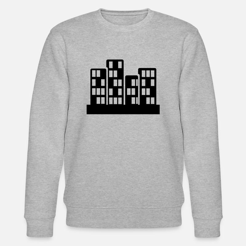 Gebäude - Stanley/Stella Unisex Bio-Sweatshirt CHANGER  - Grau meliert