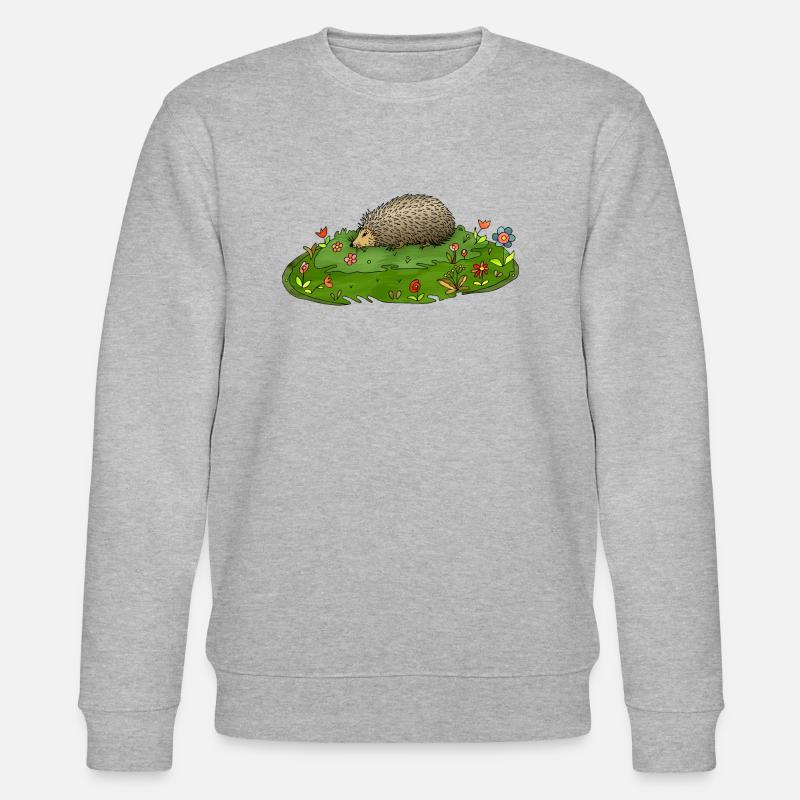Igel - Stanley/Stella Unisex Bio-Sweatshirt CHANGER  - Grau meliert