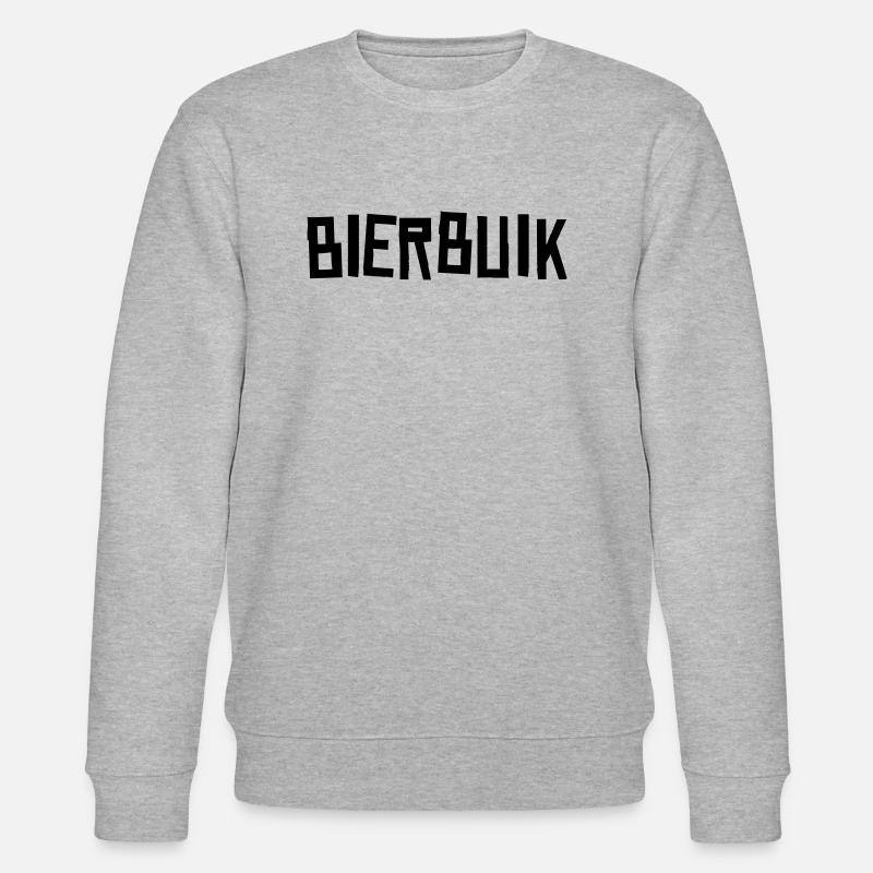 Alcool Bierbuik bière Chtis - Sweat bio CHANGER Stanley/Stella Unisexe - gris chiné