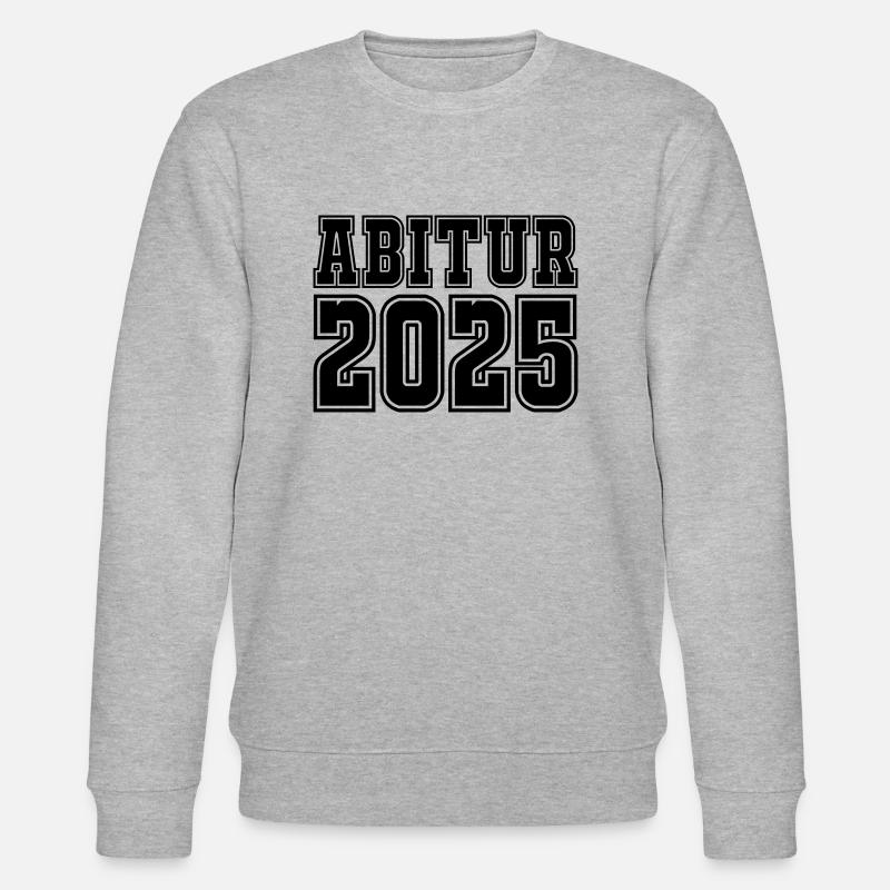 Abitur 2025 - Stanley/Stella Unisex Bio-Sweatshirt CHANGER  - Grau meliert