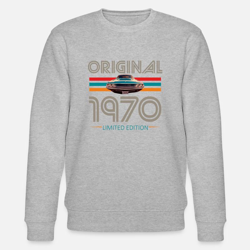 Original 1970 W - Stanley/Stella Unisex Bio-Sweatshirt CHANGER  - Grau meliert