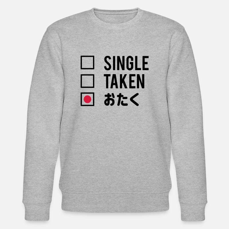 fandom otaku - Stanley/Stella Unisex Bio-Sweatshirt CHANGER  - Grau meliert