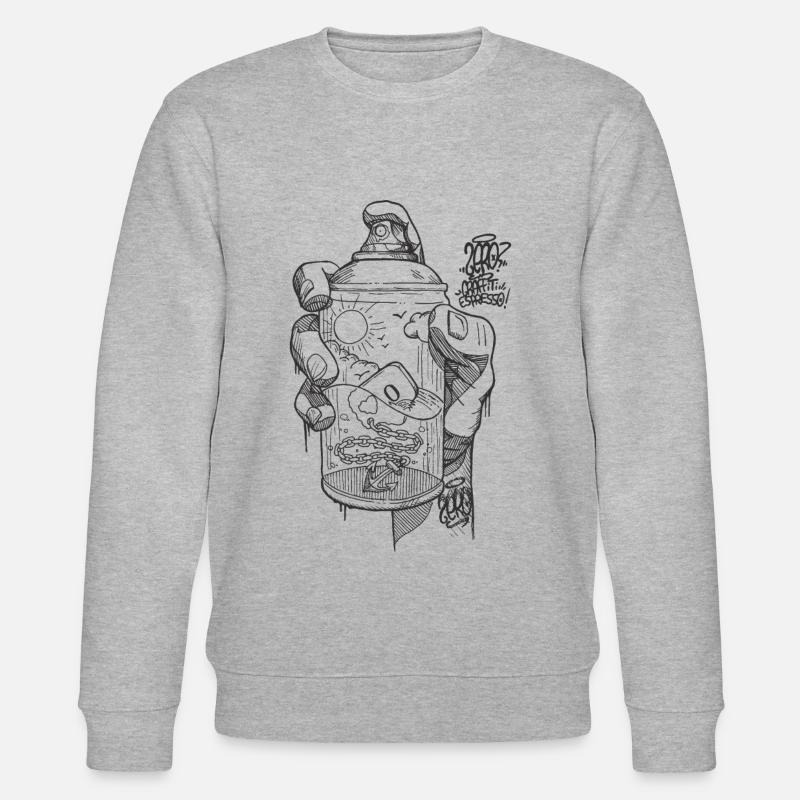 hand spray ZERO bw - Sweat bio CHANGER Stanley/Stella Unisexe - gris chiné
