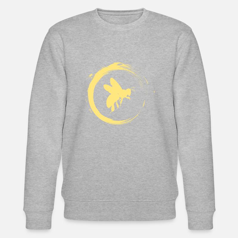 Biene - Stanley/Stella Unisex Bio-Sweatshirt CHANGER  - Grau meliert