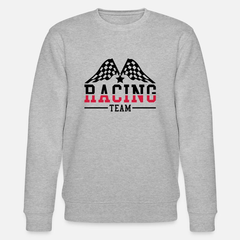 racing_team_ri2 - Stanley/Stella Unisex Bio-Sweatshirt CHANGER  - Grau meliert