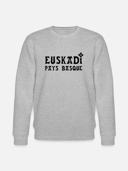 Pays Basque - Sweat bio CHANGER Stanley/Stella Unisexe - gris chiné