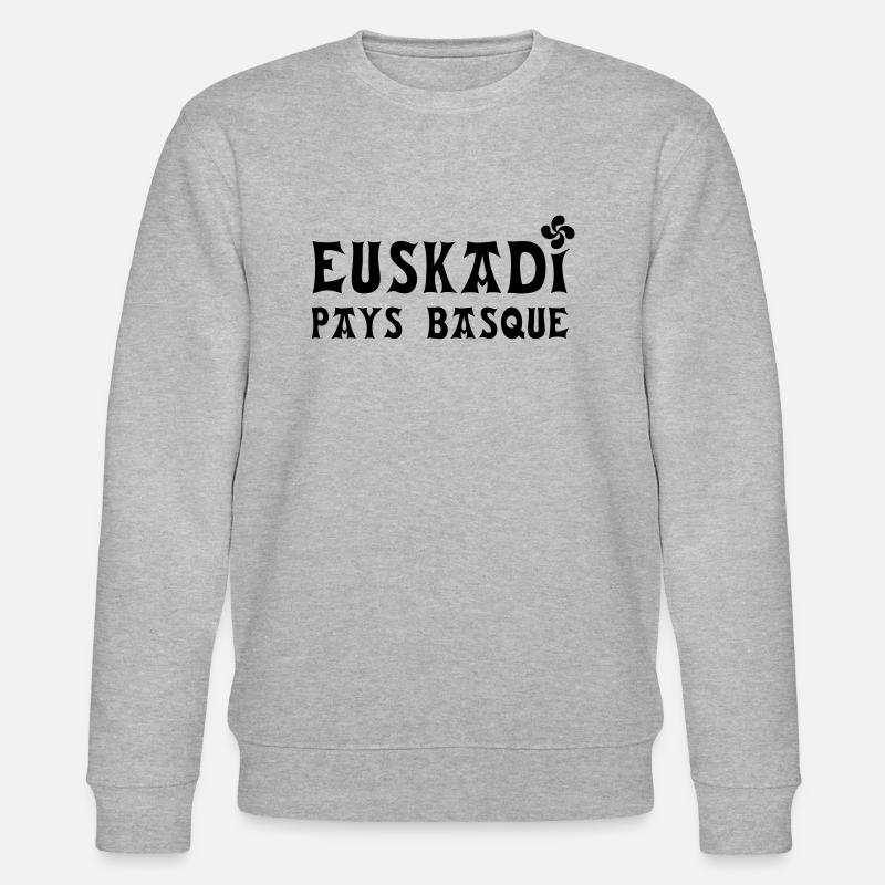 Pays Basque - Sweat bio CHANGER Stanley/Stella Unisexe - gris chiné