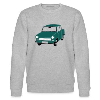 Voiture - Sweat bio CHANGER Stanley/Stella Unisexe - gris chiné - Devant - Nik (191cm) & Marisol (170cm)