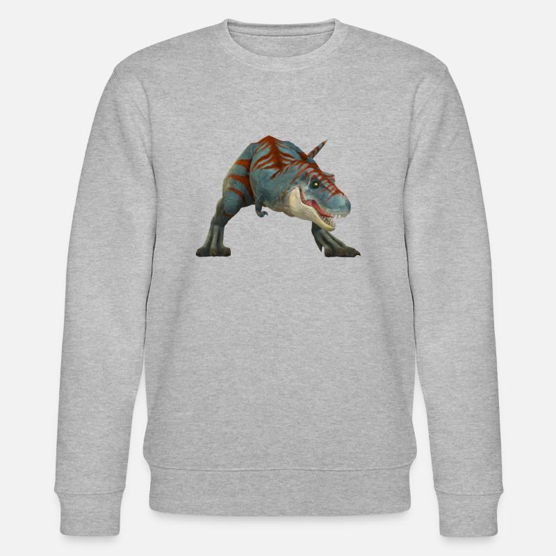 T-Rex - Stanley/Stella Unisex Bio-Sweatshirt CHANGER  - Grau meliert