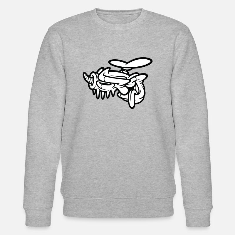 funny guy - Stanley/Stella Unisex Bio-Sweatshirt CHANGER  - Grau meliert