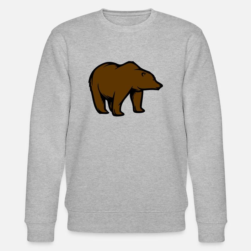 ours - Sweat bio CHANGER Stanley/Stella Unisexe - gris chiné