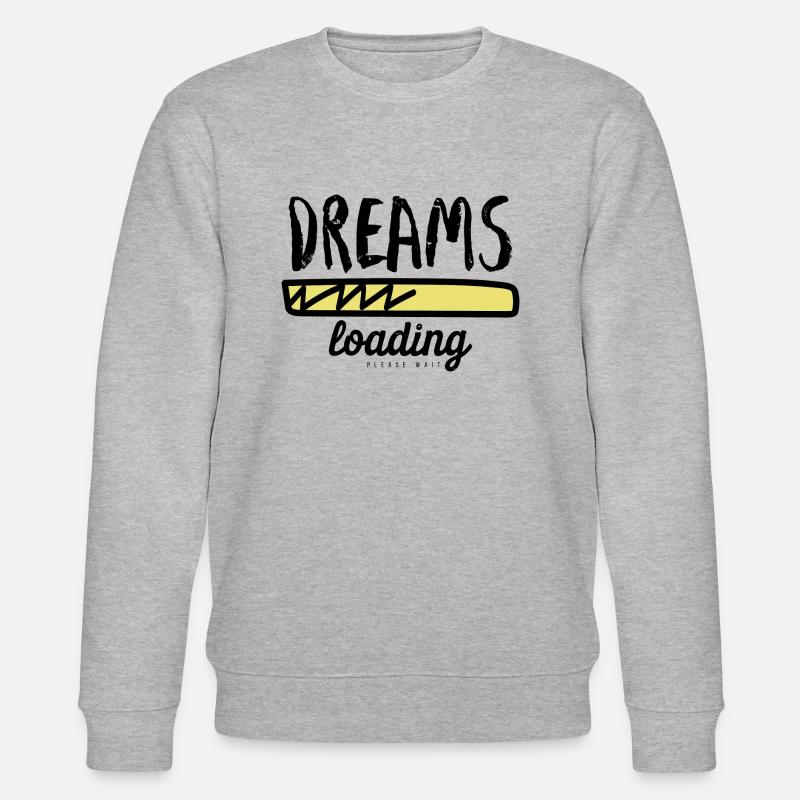 Dreams loading please wait - Stanley/Stella Unisex Bio-Sweatshirt CHANGER  - Grau meliert