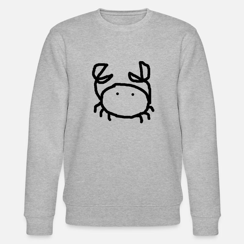 Krabbe - Stanley/Stella Unisex Bio-Sweatshirt CHANGER  - Grau meliert