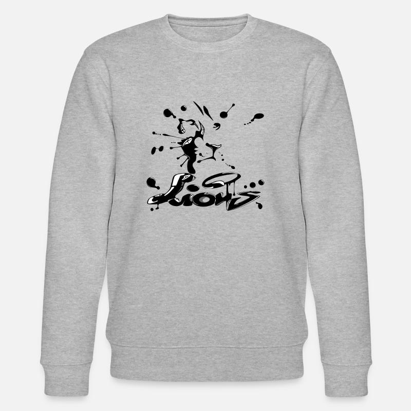 LION - Stanley/Stella Unisex Bio-Sweatshirt CHANGER  - Grau meliert