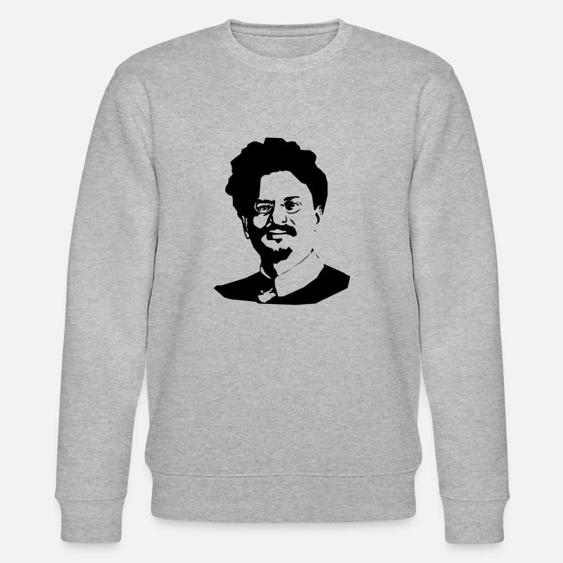 Leon Trotsky - Stanley/Stella CHANGER Unisex Organic Sweatshirt - heather grey
