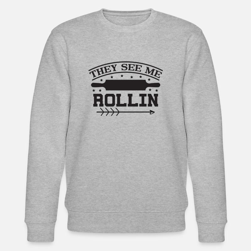 They see me Rollin - Stanley/Stella CHANGER Unisex Organic Sweatshirt - heather grey