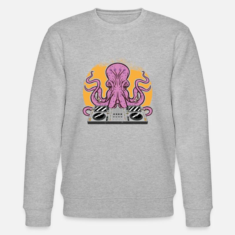 Octo DJ - Stanley/Stella Unisex Bio-Sweatshirt CHANGER  - Grau meliert