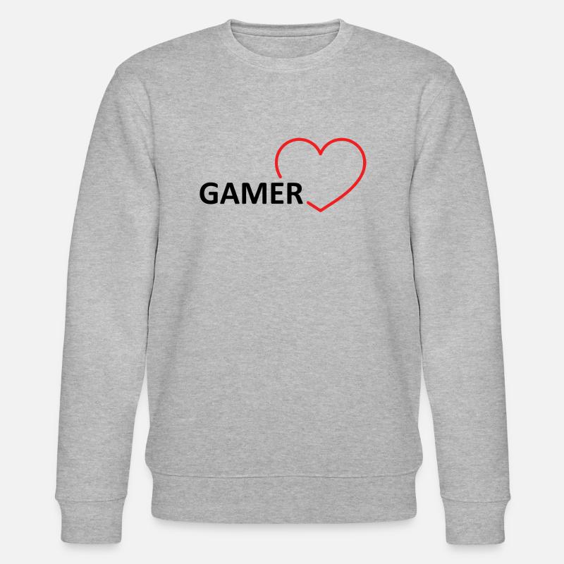 Game Gaming PC - Stanley/Stella Unisex Bio-Sweatshirt CHANGER  - Grau meliert