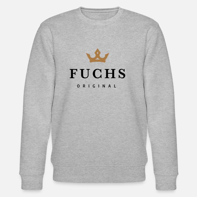 Fuchs - Stanley/Stella Unisex Bio-Sweatshirt CHANGER  - Grau meliert