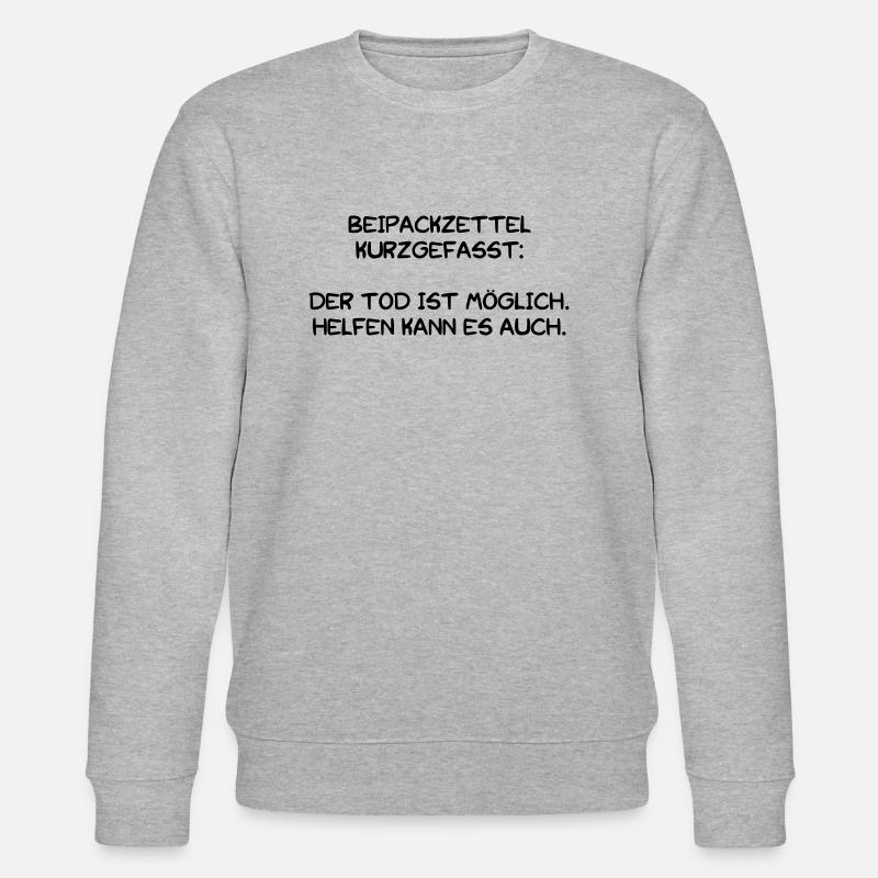 Beipackzettel - Stanley/Stella Unisex Bio-Sweatshirt CHANGER  - Grau meliert