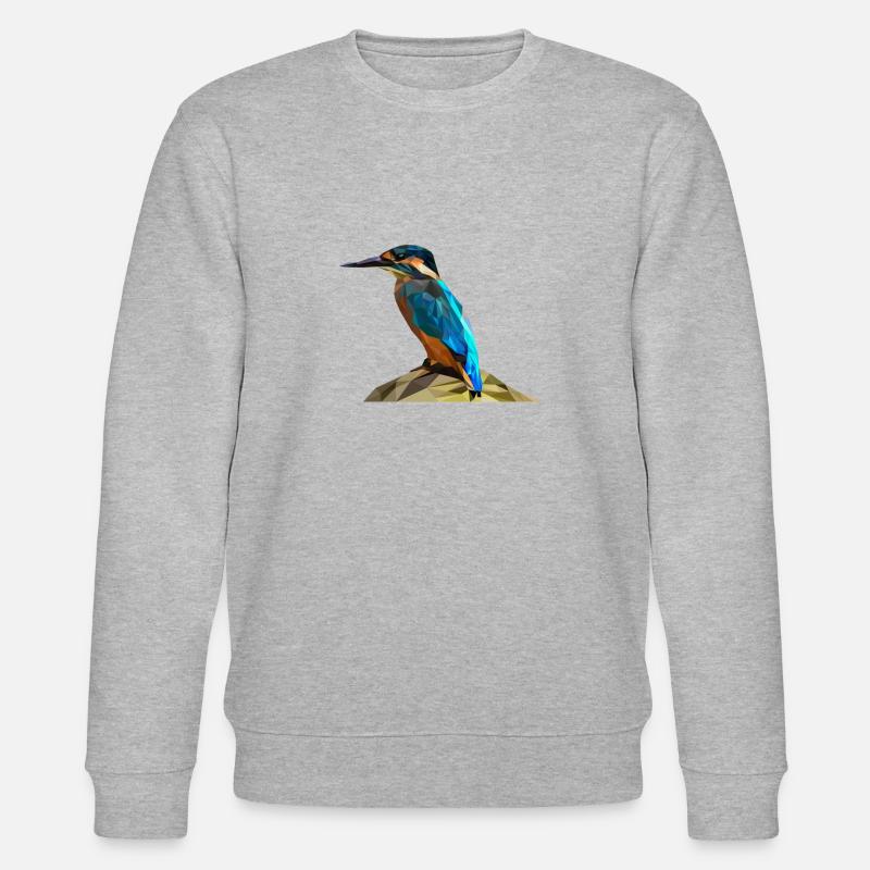 Eisvogel - Stanley/Stella Unisex Bio-Sweatshirt CHANGER  - Grau meliert