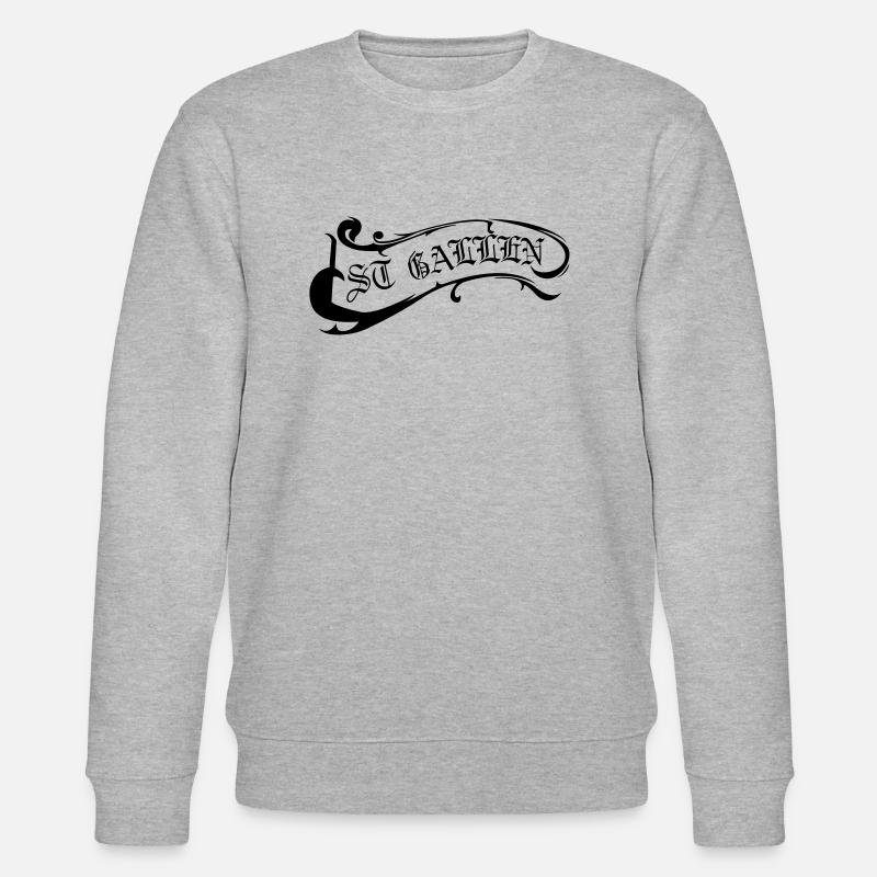 St. Gallen Logo - Stanley/Stella Unisex Bio-Sweatshirt CHANGER  - Grau meliert