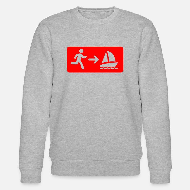 Sailor - Stanley/Stella Unisex Bio-Sweatshirt CHANGER  - Grau meliert