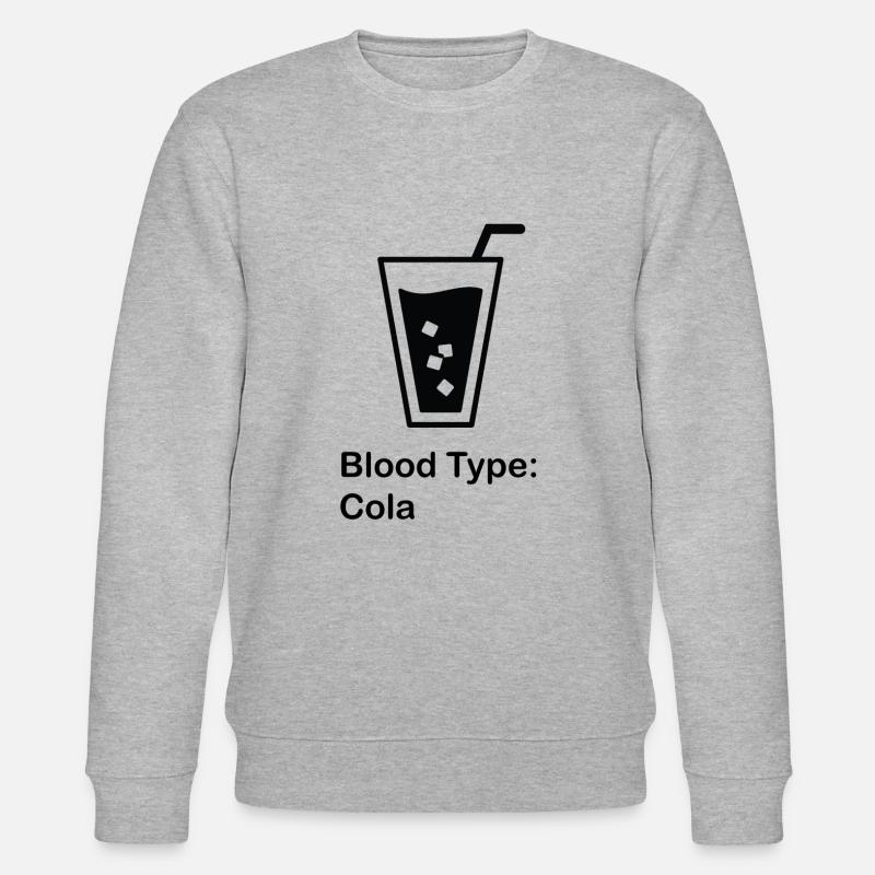 de sang; cola - Sweat bio CHANGER Stanley/Stella Unisexe - gris chiné