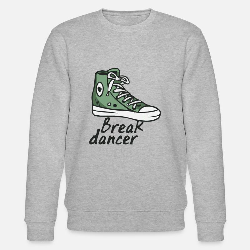 Breakdance - Stanley/Stella Unisex Bio-Sweatshirt CHANGER  - Grau meliert