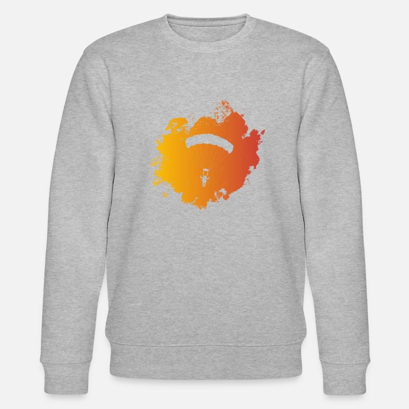 Paragliding - Stanley/Stella Unisex Bio-Sweatshirt CHANGER  - Grau meliert