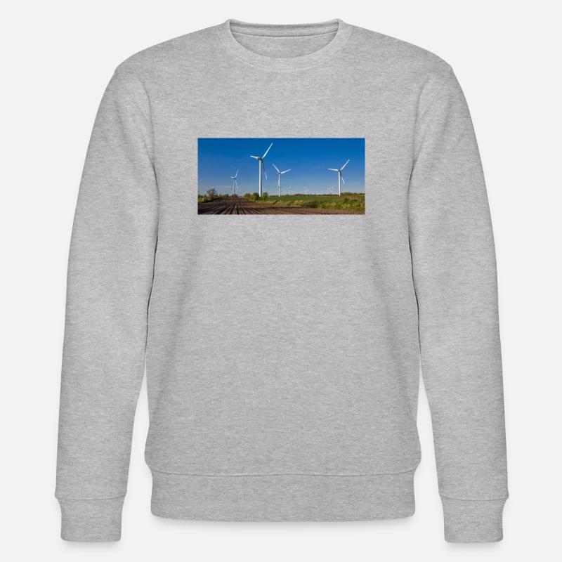Moulin à vent - Sweat bio CHANGER Stanley/Stella Unisexe - gris chiné