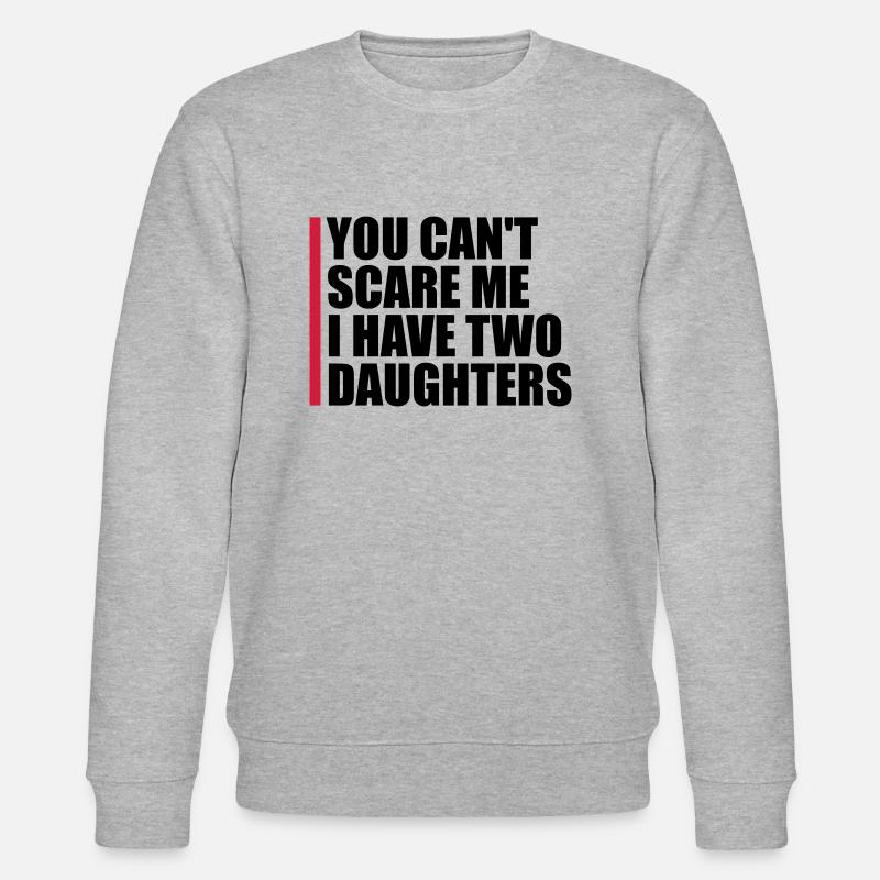 I have two daughters - Stanley/Stella Unisex Bio-Sweatshirt CHANGER  - Grau meliert